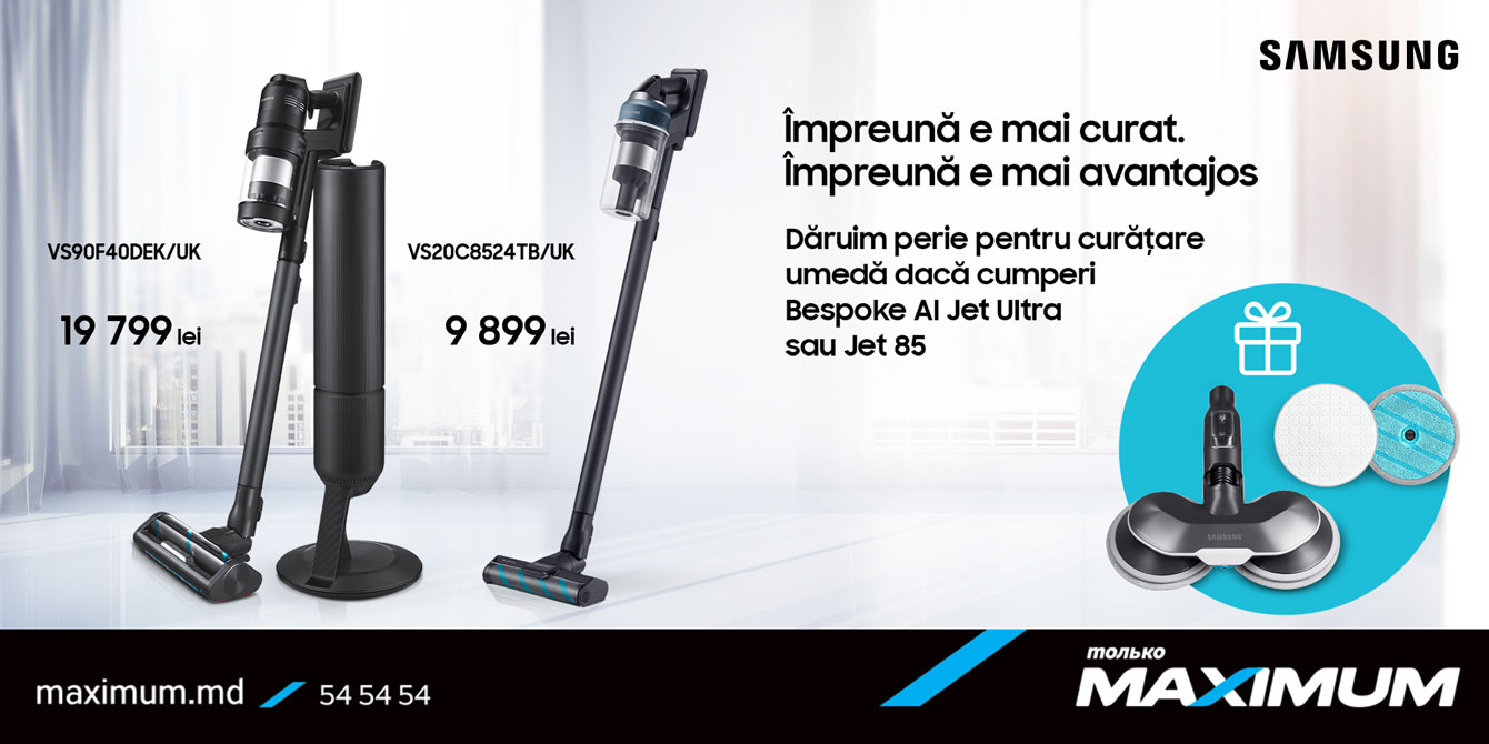 Aspiratoare Samsung cu avantaj