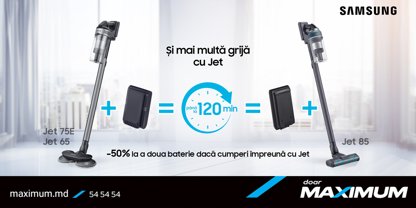 Aspiratoare Samsung cu avantaj