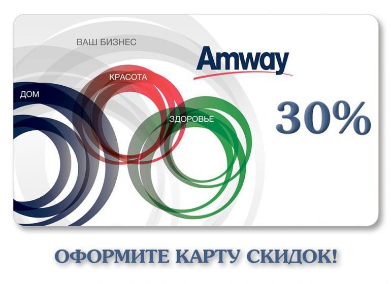 Amway дисконтная карта