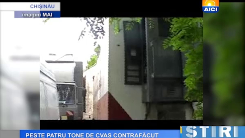 Peste patru tone de cvas contrafacut