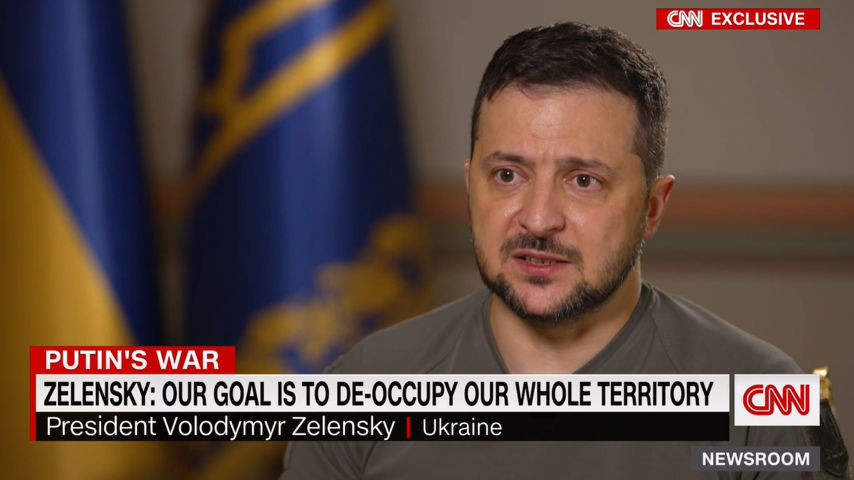 Play.md - Zelensky Speaks To CNN About Ukraine's Counteroffensive