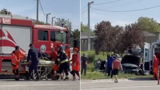 Серьезное ДТП на выезде из Кишинева: госпитализированы два человека