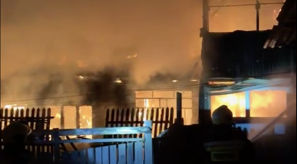 Incendiu puternic la Sângerei: O casă de locuit, cuprinsă de flăcări