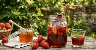 Sirop de căpșuni și miere pentru imunitate. Cum se prepară