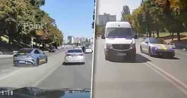 В Кишинёве полиция оштрафовала 21-летнего водителя за агрессивное поведение на дороге