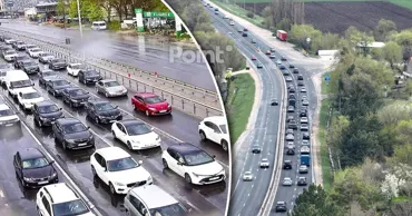 На въезде в Кишинев введено реверсивное движение