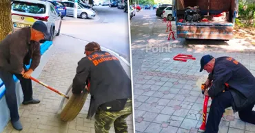 В столице демонтированы несколько незаконно установленных парковочных блокираторов