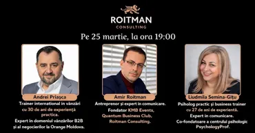 Masterclass pentru antreprenori la Chișinău: Convinge și vinde Ⓟ