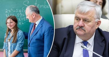 Министр образования раскритиковал визит Додона в школу без маски. Фото: Point.md