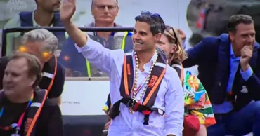 Rob Jetten, primul premier LGBT al Olandei, a defilat la Pride Amsterdam