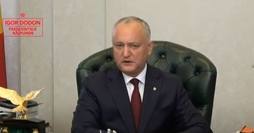Президент РМ Игорь Додон.
