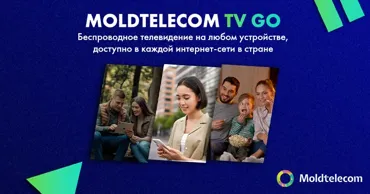 Moldtelecom запускает TV GO — интерактивное ТВ без контракта Ⓟ