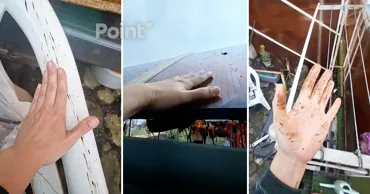 „Ploaie de petrol” în Tuapse: O rafinărie din oraș, cuprinsă de flăcări