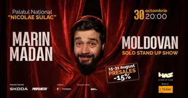Marin Madan lansează „Moldovan”, primul spectacol de comedie socială din Moldova