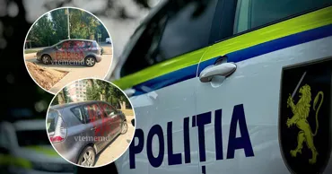 „Narco bariga”: Un automobil, vandalizat în Chișinău: Poliția caută făptașii