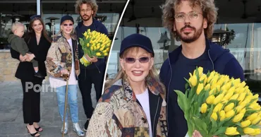 Алла Пугачева впервые вышла в свет, опираясь на трость