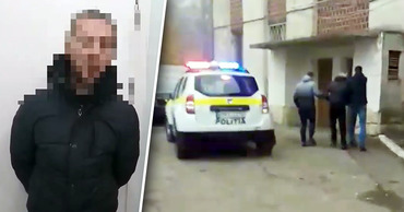 Полиция задержала жителя Кишинева укравшего у своей матери телевизор. Фото: Point.md.