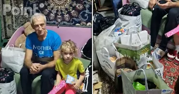 Отцу, воспитывающему четверых детей в одиночку, помогли накануне зимних праздников