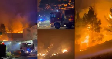 Incendiu masiv de vegetație în Croația. Sute de oameni au fost evacuați