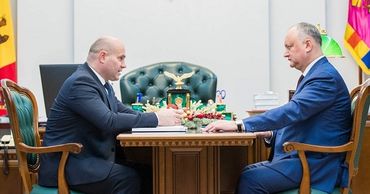 Президент Игорь Додон провел встречу с министром внутренних дел Павлом Войку.