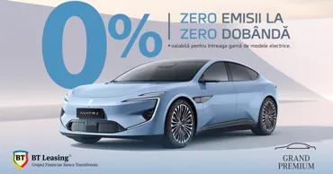 Grand Premium lansează un program de leasing pentru automobile electrice cu rată anuală de 0% Ⓟ