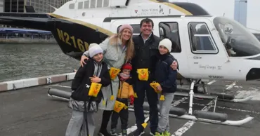 Familia șefului filialei Siemens din Spania, care a murit în SUA, sărbătorea ziua de naștere a unuia dintre copii