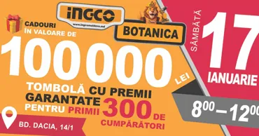 Ingco раздаст подарки на 100.000 леев на грандиозном открытии магазина на Ботанике Ⓟ