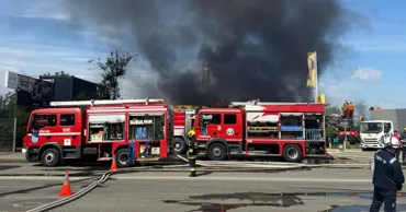Пожар на складе на Лунка Быкулуй полностью ликвидировали утром 1 июня