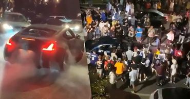 В США полиция задержала более сотни участников несанкционированного автопробега. Фото: Point.md.
