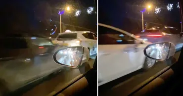 Cinci automobile, avariate într-un accident în lanț în Capitală