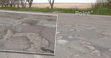 Водители жалуются на разбитую трассу M5 на севере Молдовы: "За что платим налоги?"