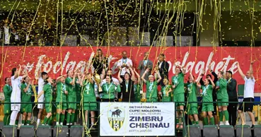 Zimbru Chișinău a câștigat în premieră Cupa Moldovei la fotbal feminin