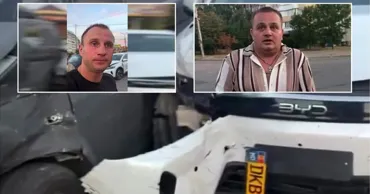 „Am intrat unde nu trebuia”. Un șofer din Moldova s-a izbit de o blindată la Herson