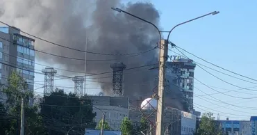 В результате ракетной атаки на Чебоксары загорелся завод "ВНИИР-Прогресс"