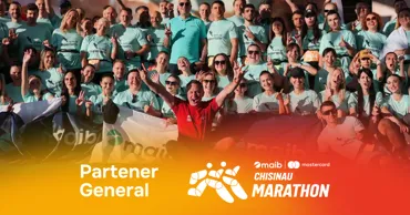 Maib și Mastercard, parteneri generali ai Chisinau Marathon 2026 Ⓟ
