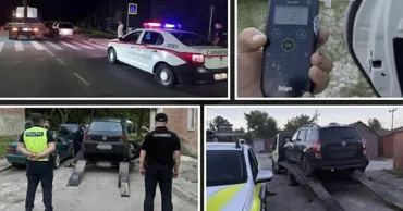 Controale în trafic la Bălți: Un minor la volan, o persoană căutată și un șofer beat