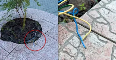 Cabluri electrice, lăsate la vedere în fața PG: Ce spune Primăria Chișinău