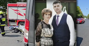 Родственники погибшего мотоциклиста оплакивают его: у него остались двое детей