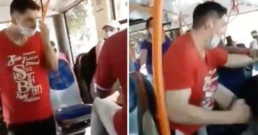В столичном троллейбусе двое мужчин подрались из-за маски. Коллаж: Point.md