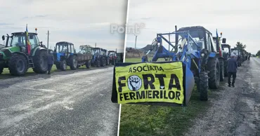 Фермеры Бессарабского района вывели технику на трассу в знак протеста
