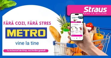 Straus lansează livrarea rapidă de la Metro: Gata cu cozile Ⓟ