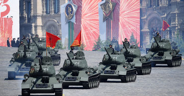 В Москве проходит юбилейный Парад Победы.