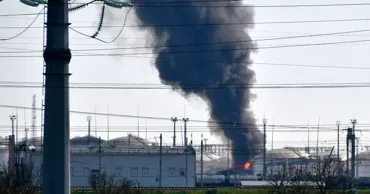 На Полтавской нефтебазе под Краснодаром произошло возгорание после атаки БПЛА