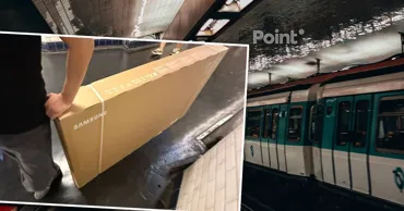 В Париже пассажира оштрафовали на 150 евро за перевозку телевизора в метро