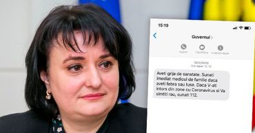 SMS-сообщения о коронавирусе: министр объяснила, где взяли номера. Фото: Point.md
