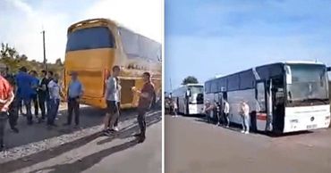 Граждане Молдовы застряли на границе Украины и Венгрии. Коллаж: Point.md