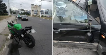 Coliziune între un automobil și o motocicletă la Tighina: Un tânăr, rănit