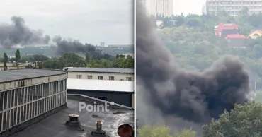 В заброшенном здании в Кишиневе потушили пожар: горели автомобильные шины
