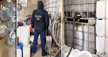 20.000 de litri de alcool etilic de contrabandă, confiscate în Moldova