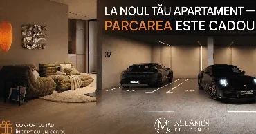 Cumpărând un apartament în Milanin Durlești, primiți un loc de parcare cadou Ⓟ